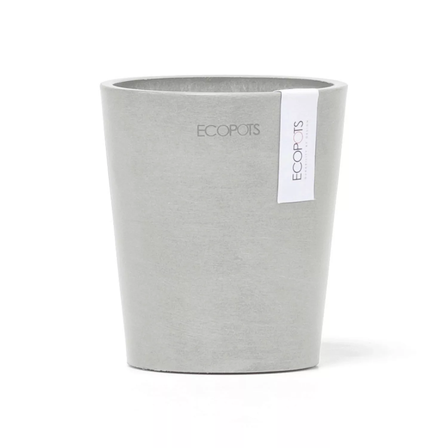 Ecopots Pflanztopf Morinda Weißgrau 11 cm x 12,4 cm günstig online kaufen