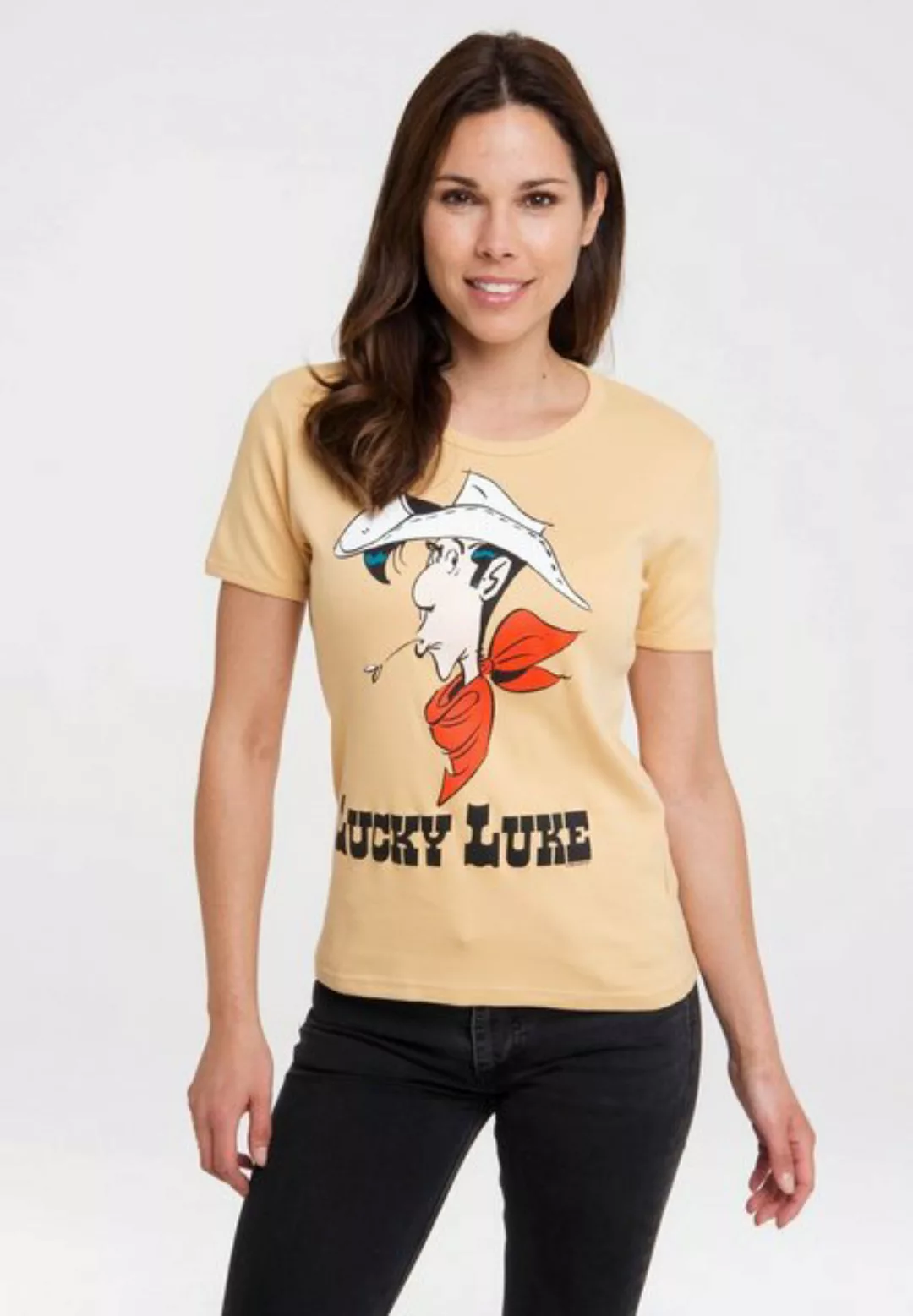 LOGOSHIRT T-Shirt "Lucky Luke Portrait", mit coolem Print günstig online kaufen