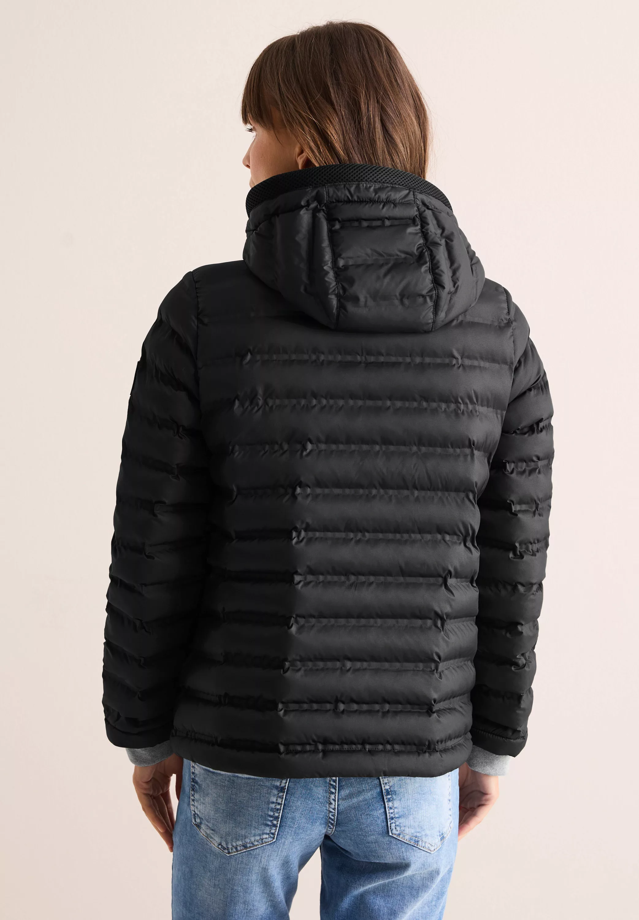 Cecil Steppjacke, mit Kapuze, mit Kapuze mit Tunnelzugband günstig online kaufen