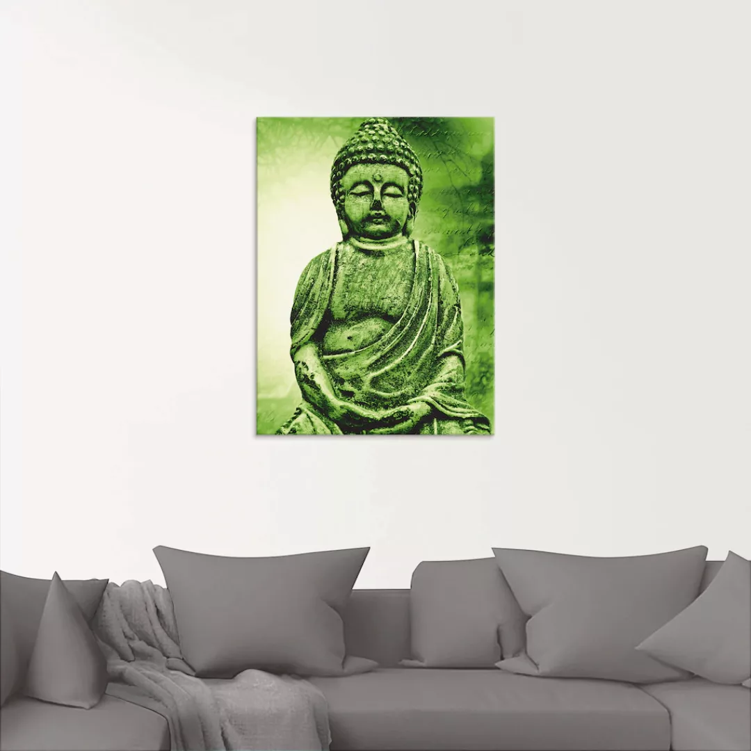 Artland Glasbild "Buddha", Religion, (1 St.) günstig online kaufen
