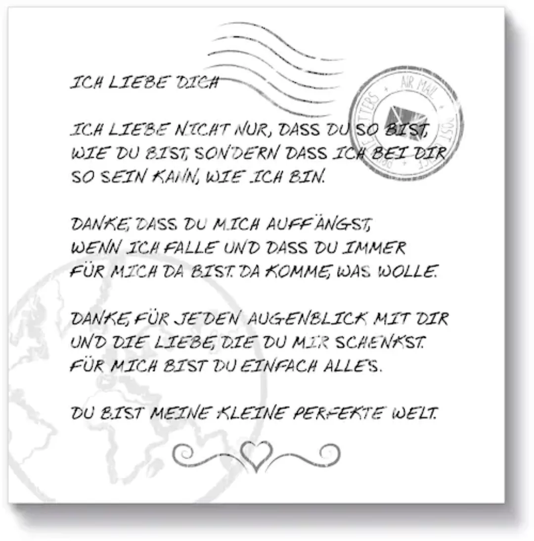 Artland Holzbild "Ich liebe Dich", Sprüche & Texte, (1 St.) günstig online kaufen