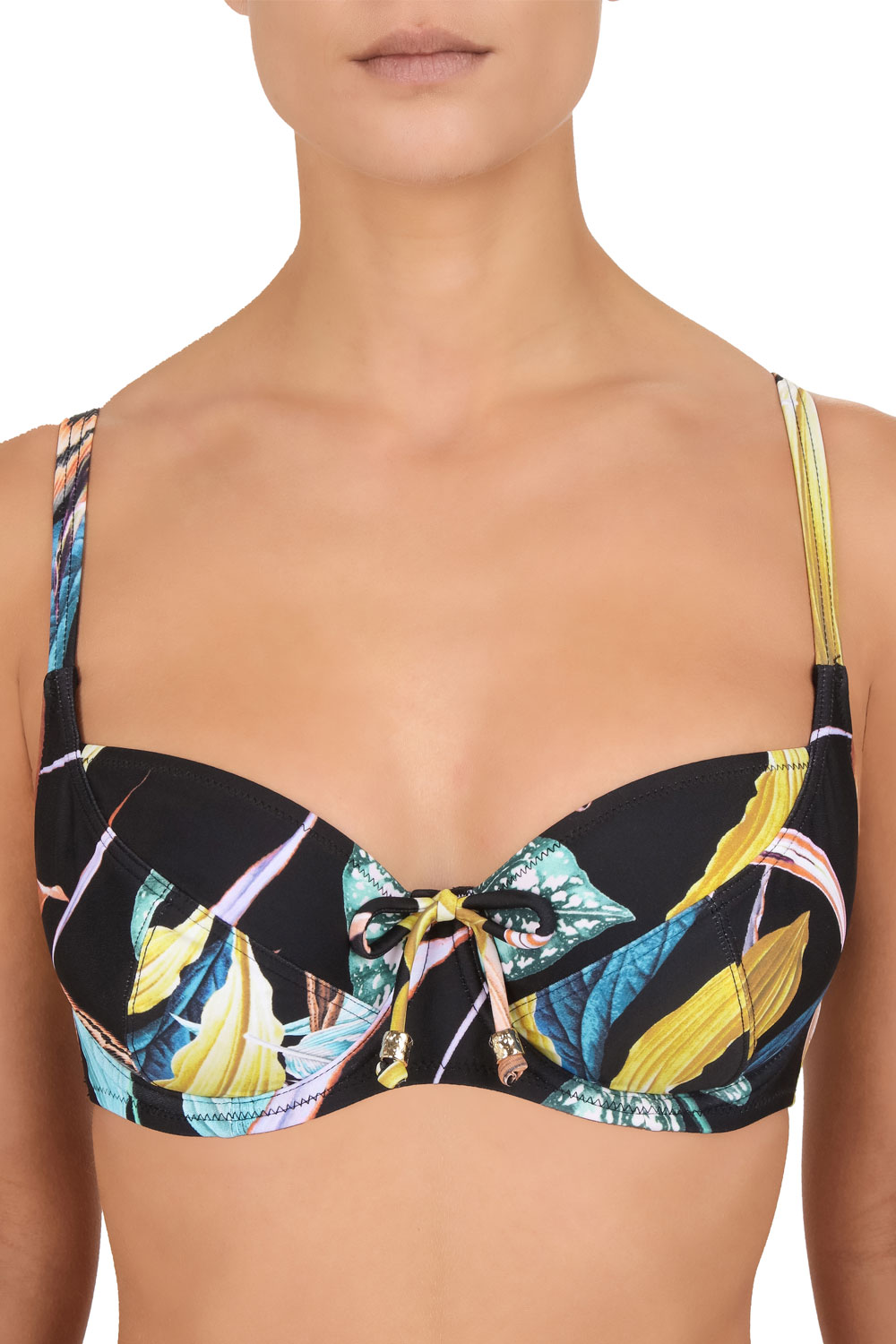 Felina Bügel-Bikini-Oberteil, Schleife Love Leaves 38C mehrfarbig günstig online kaufen