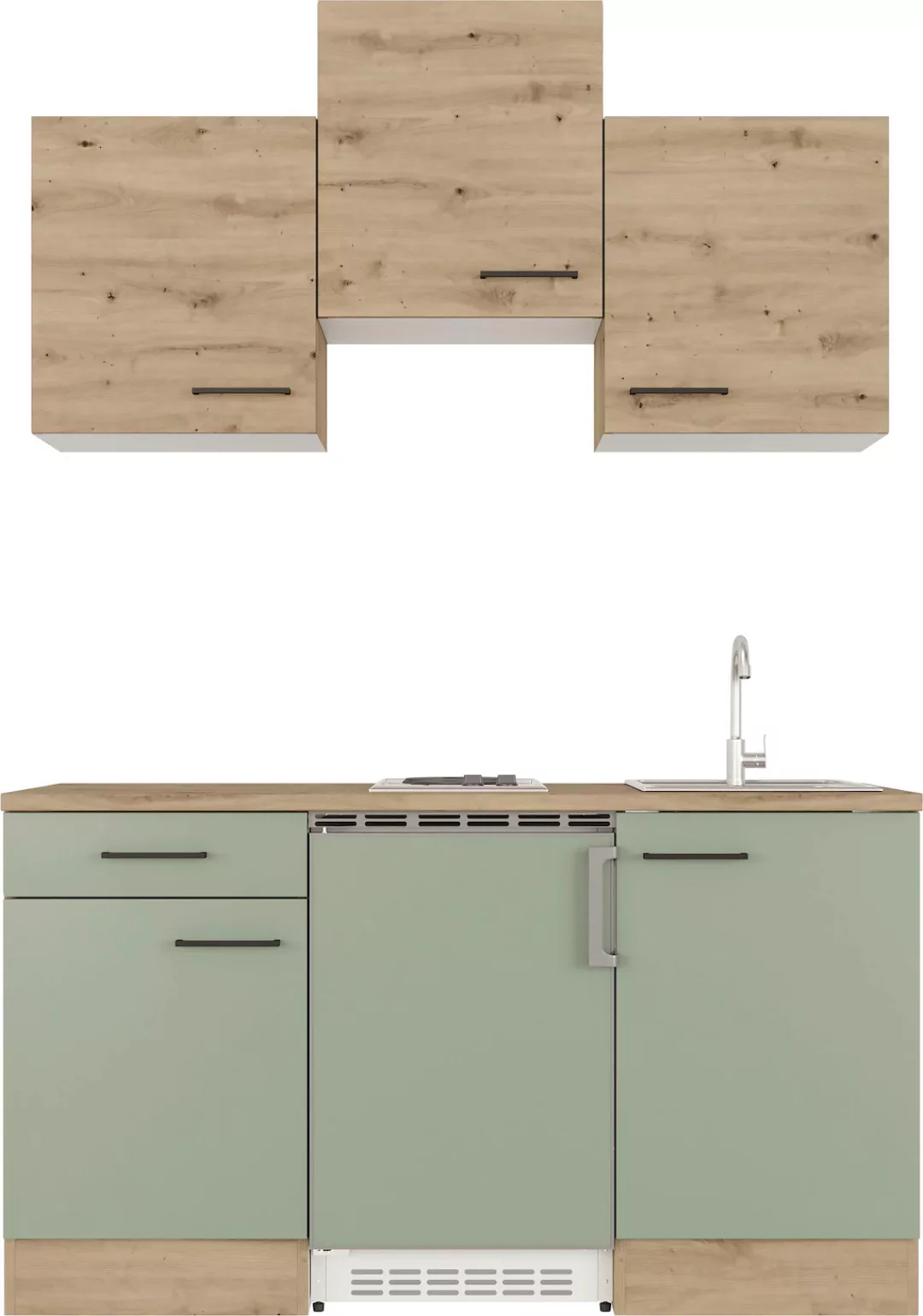 Flex-Well Küchenzeile "Cara", mit E-Geräten, Gesamtbreite 150,5 cm, in weit günstig online kaufen