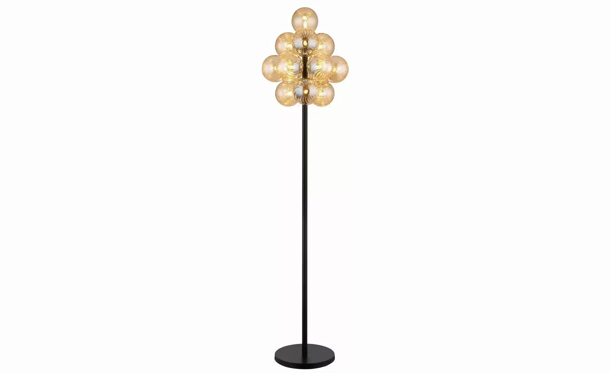 Globo Lighting Stehleuchte   ¦ schwarz ¦ Maße (cm): B: 39,5 H: 160  Ø: 39.5 günstig online kaufen