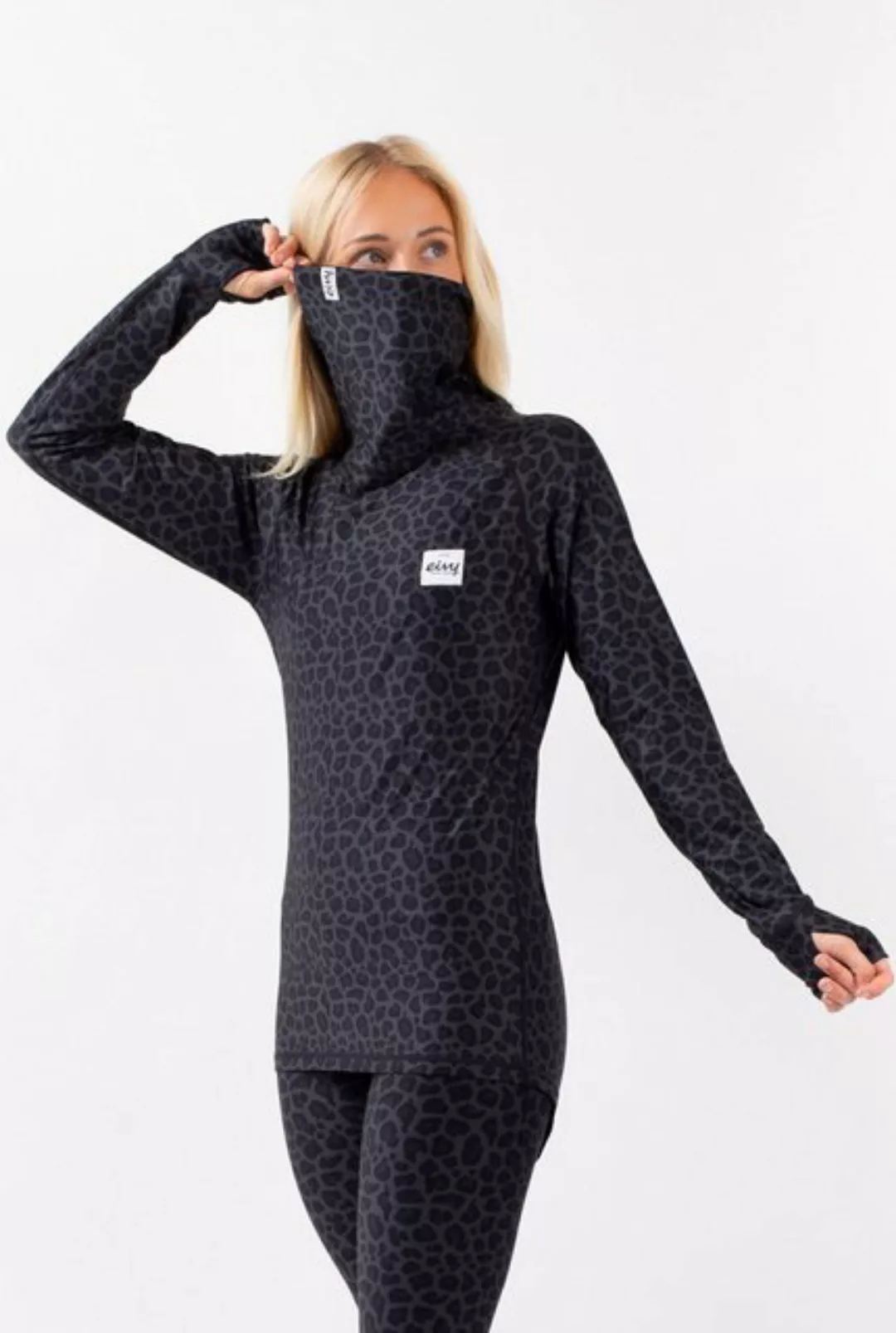 Eivy Boyfriends Fit Gaiter Rib Top Black günstig online kaufen