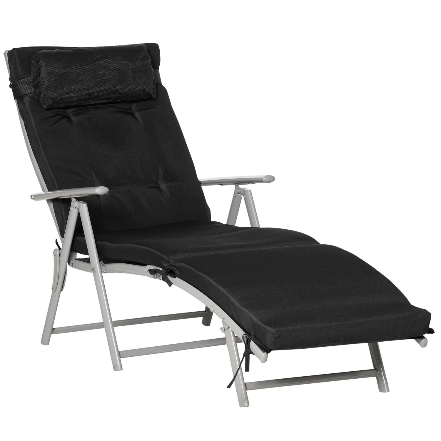 Outsunny Gartenliege Mit Kissen Garten Stoff günstig online kaufen