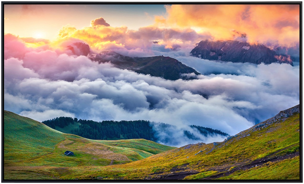 Papermoon Infrarotheizung »Wolken in Bergen«, sehr angenehme Strahlungswärm günstig online kaufen