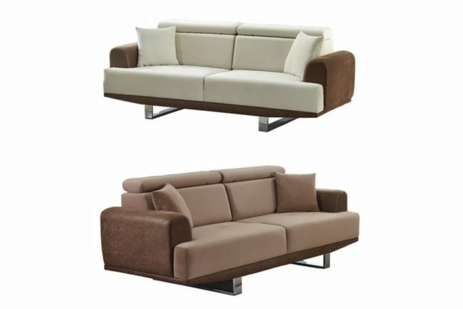 Villa Möbel Sofa Alessia, 1 Stk. 2-Sitzer, mit Relax-/Bettfunktion durch um günstig online kaufen