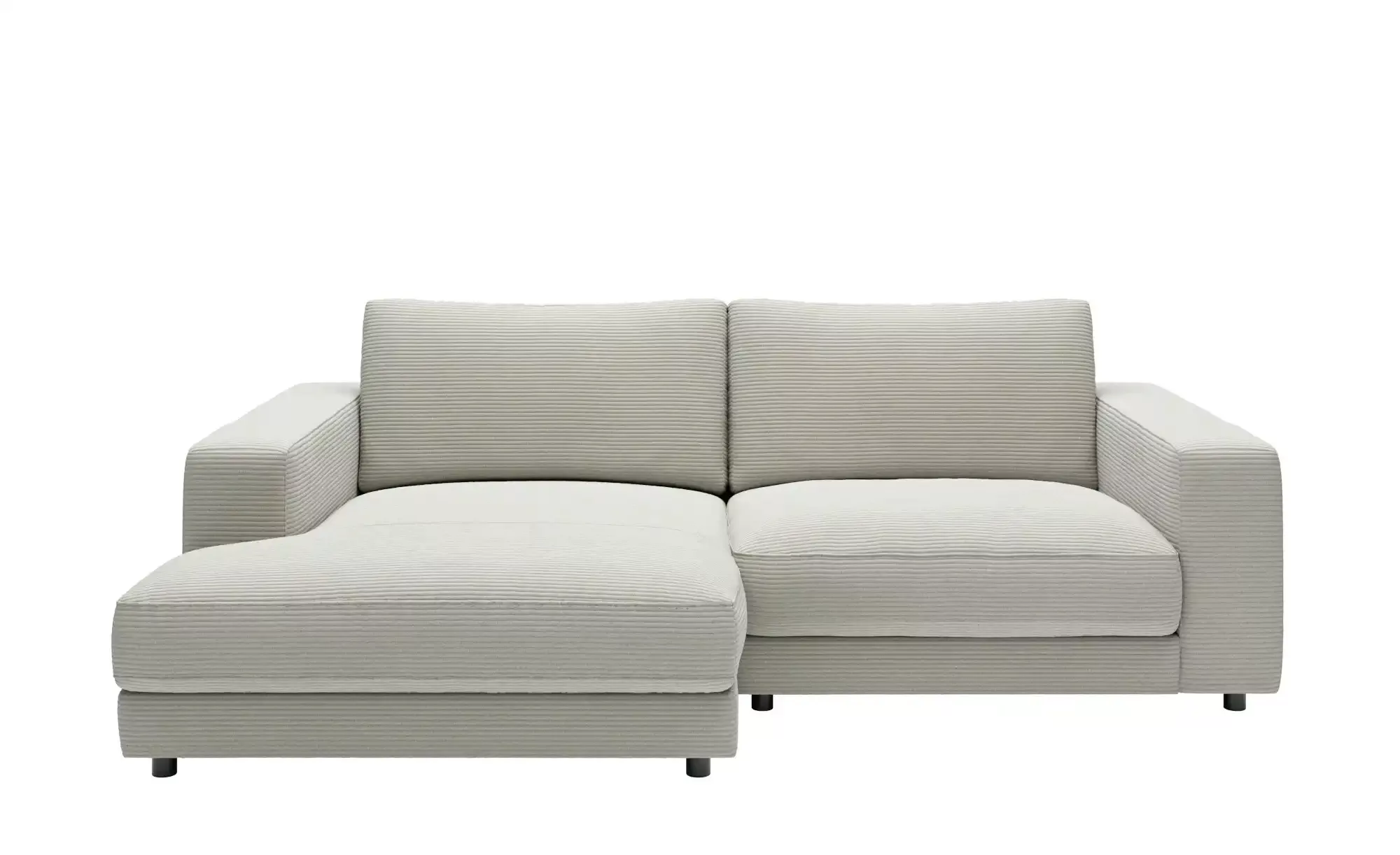 VIVA Ecksofa in Cord Sila ¦ grau ¦ Maße (cm): B: 250 H: 85 T: 170 Polstermö günstig online kaufen