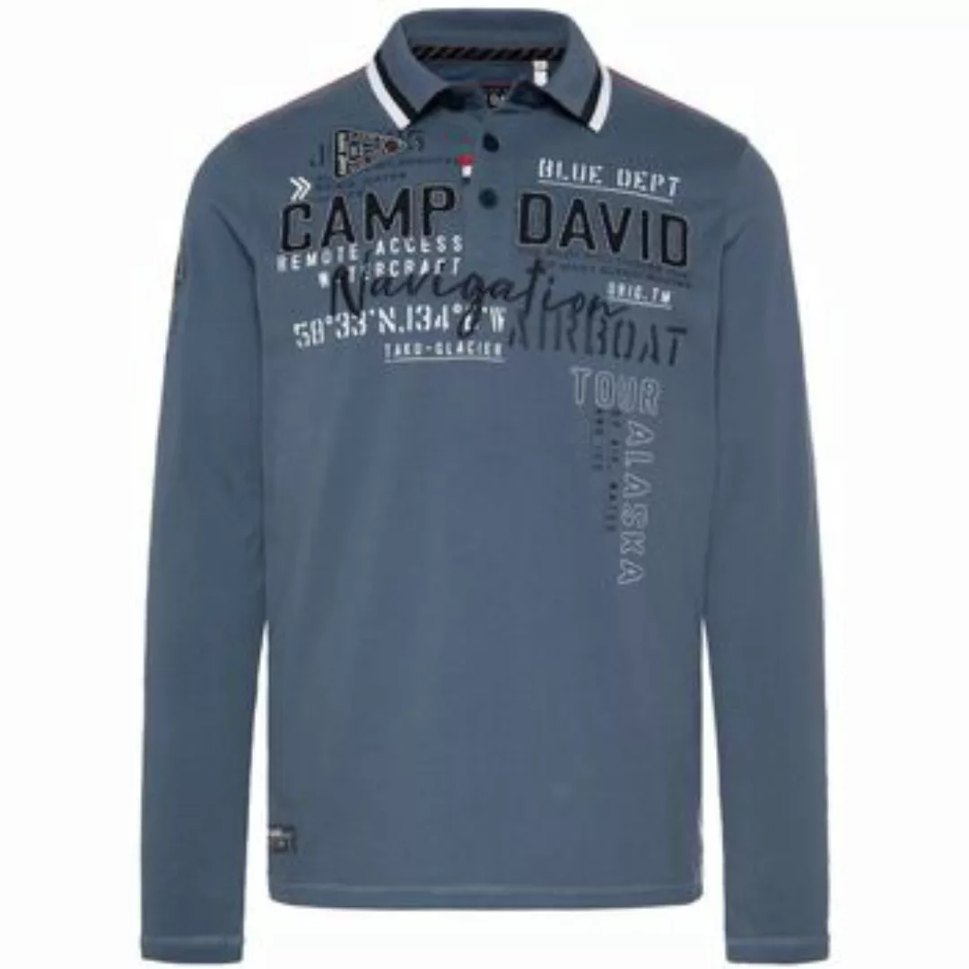 Camp David  T-Shirts & Poloshirts Poloshirt ALASKA ICE TOUR Langarmshirt günstig online kaufen