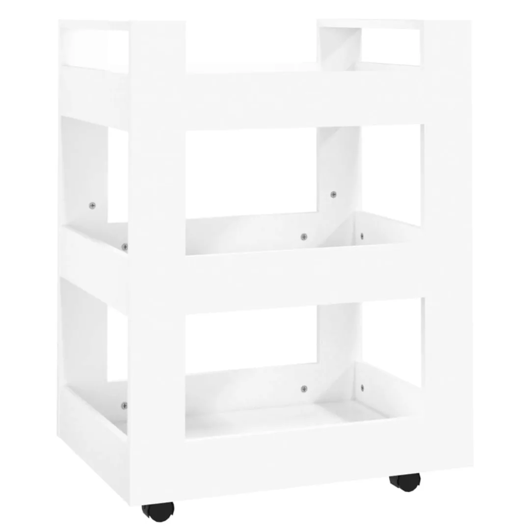 Vidaxl Küchenwagen Weiß 60x45x80 Cm Holzwerkstoff günstig online kaufen