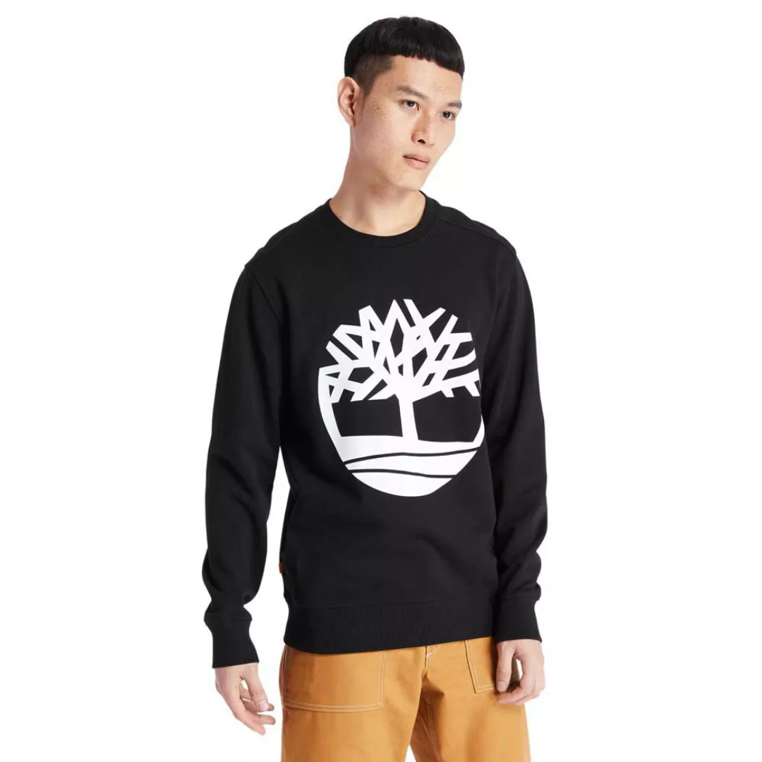 Timberland Core Tree Logo Crew Brushback Sweatshirt 2XL Black / White günstig online kaufen