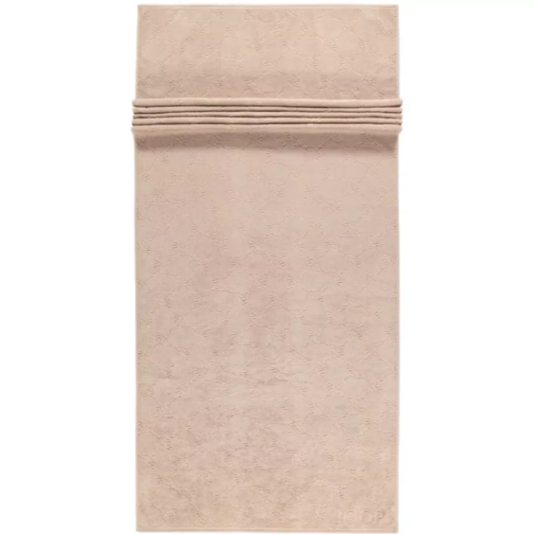 JOOP Uni Cornflower 1670 - Farbe: sand - 375 - Saunatuch 80x200 cm günstig online kaufen