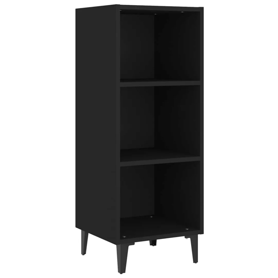 Vidaxl Sideboard Schwarz 34,5x32,5x90 Cm Holzwerkstoff günstig online kaufen