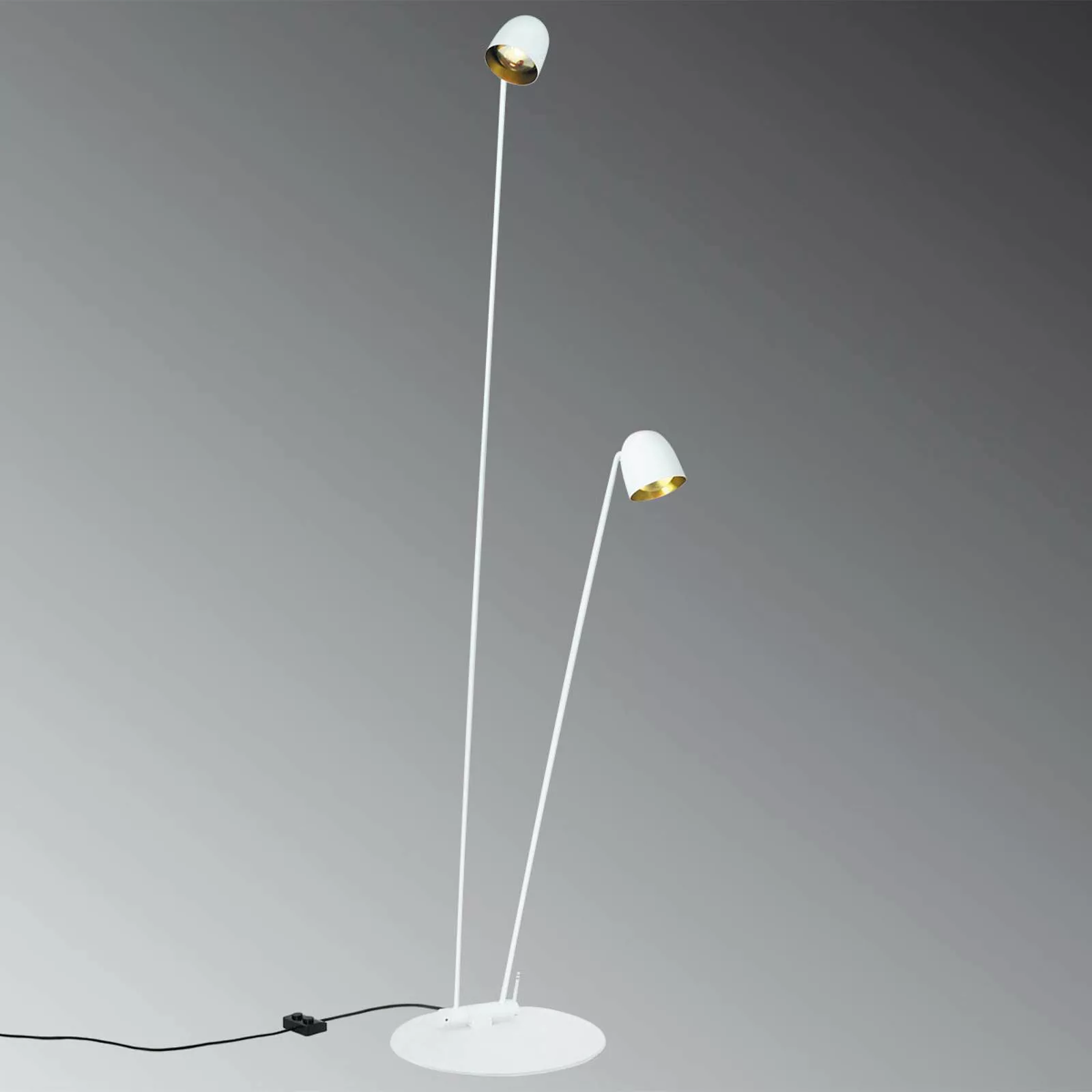 Flexibel ausrichtbare LED-Stehlampe Speers F weiß günstig online kaufen