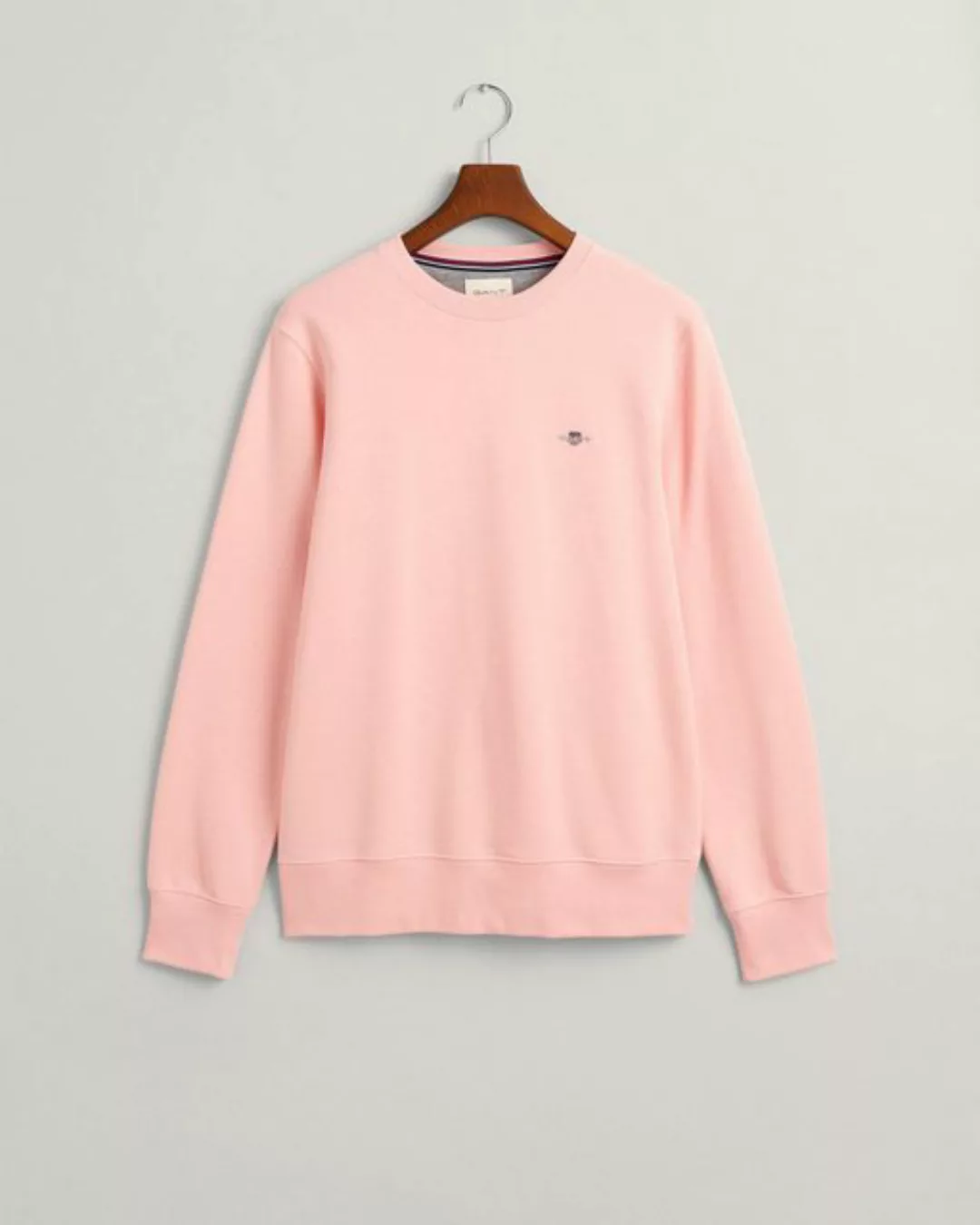 Gant Sweatshirt REG SHIELD C-NECK SWEAT, BUBBELGUM PINK günstig online kaufen