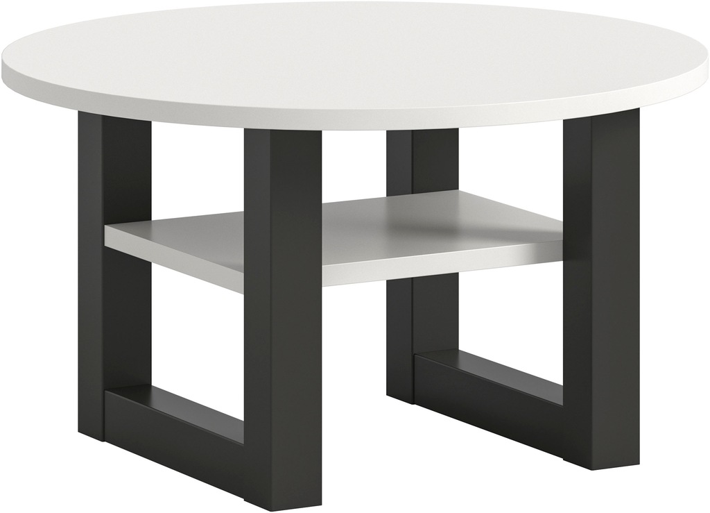INOSIGN Couchtisch "Rail, Ø 75 cm, mit Ablageboden, inklusive Kufengestell" günstig online kaufen