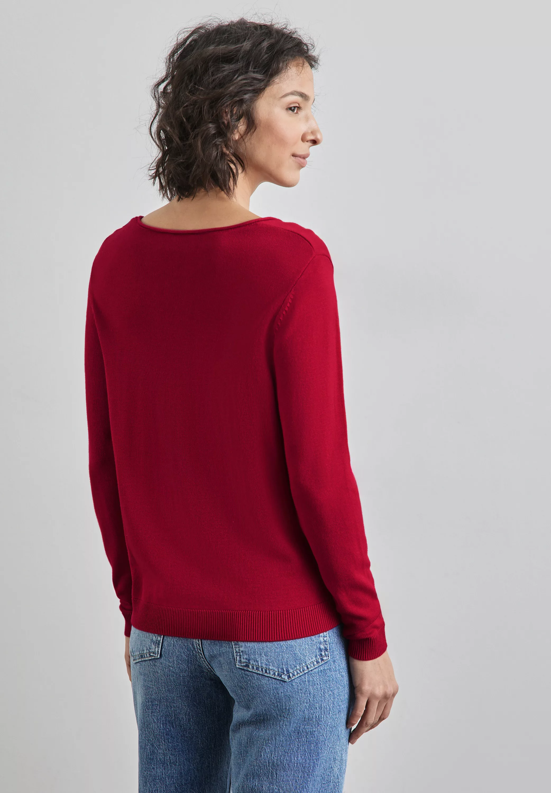 STREET ONE Strickpullover, mit V-Ausschnitt günstig online kaufen