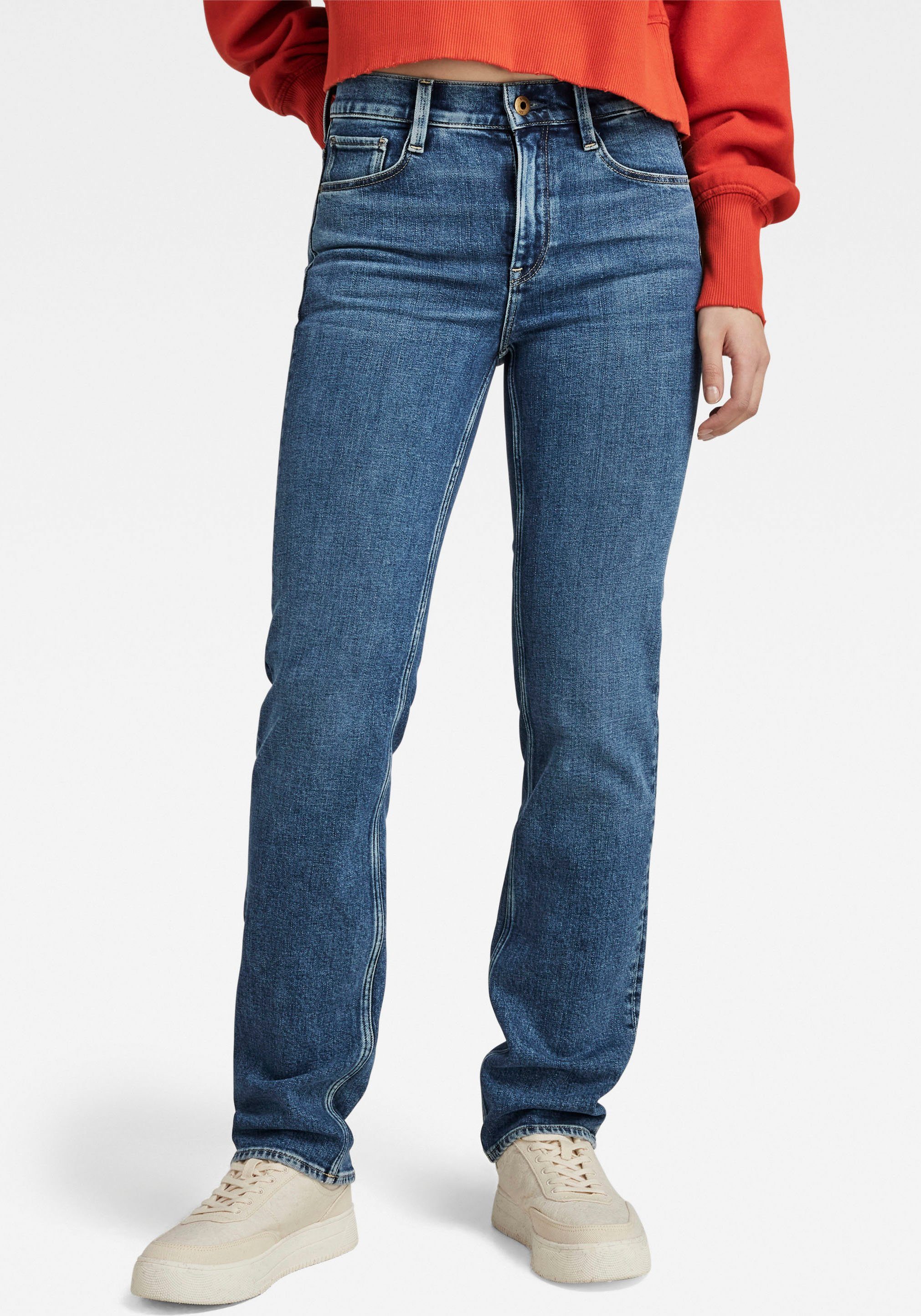 G-STAR Straight-Jeans "Strace Straight Wmn" günstig online kaufen