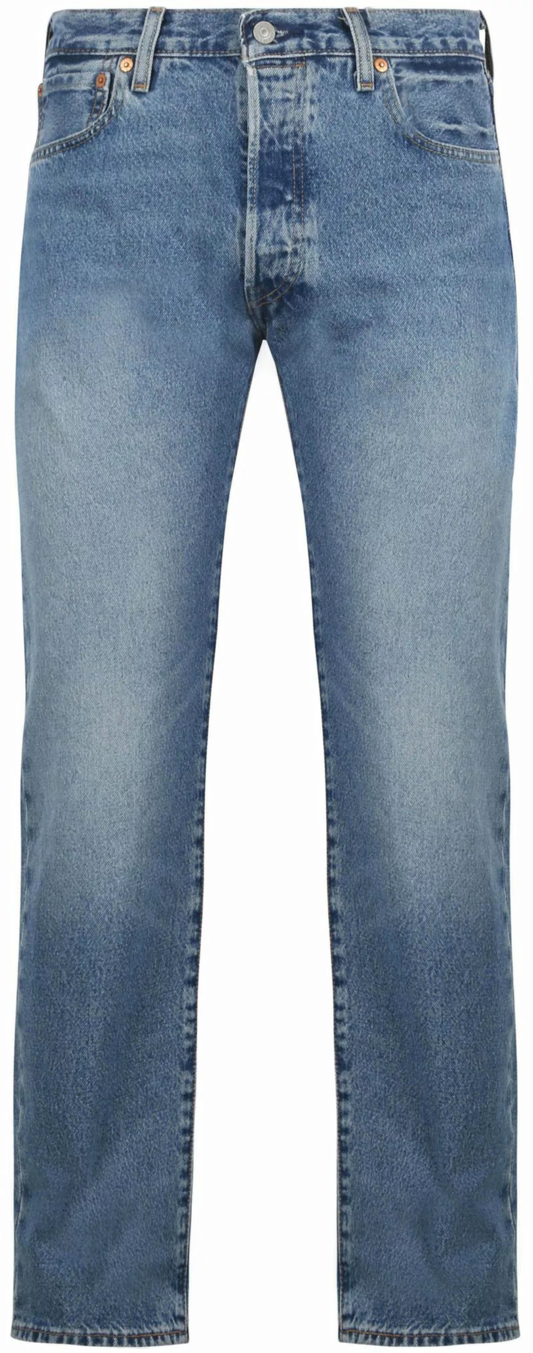 Levi’s 501 Jeans Regular Fit Mid Blau - Größe W 34 - L 32 günstig online kaufen