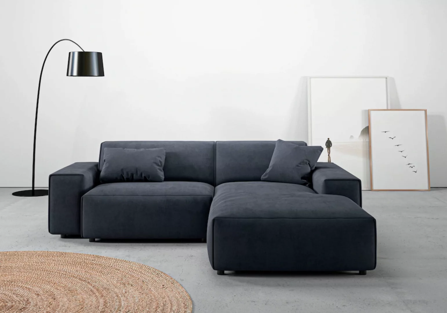 andas Ecksofa "Glimminge L-Form auch in Breitcord, Feincord + Easy care-Bez günstig online kaufen