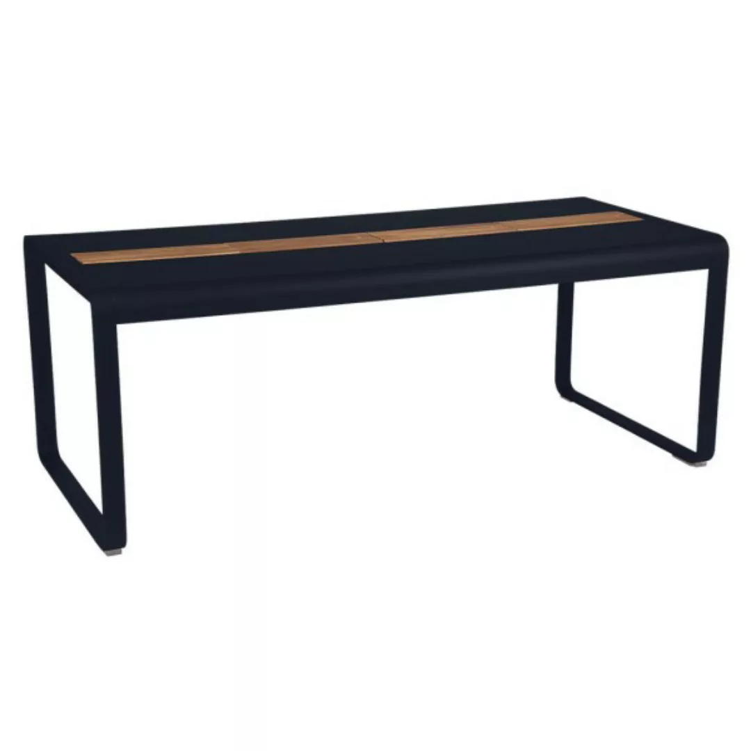 Bellevie Tisch 196 x 90cm mit Aufbewahrung Abyssblau günstig online kaufen