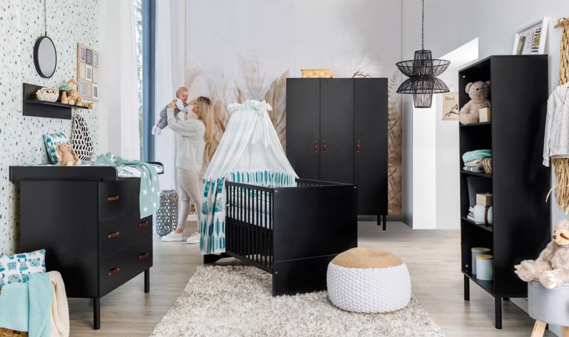 Schardt Babybett »Camiel Black«, Made in Germany günstig online kaufen