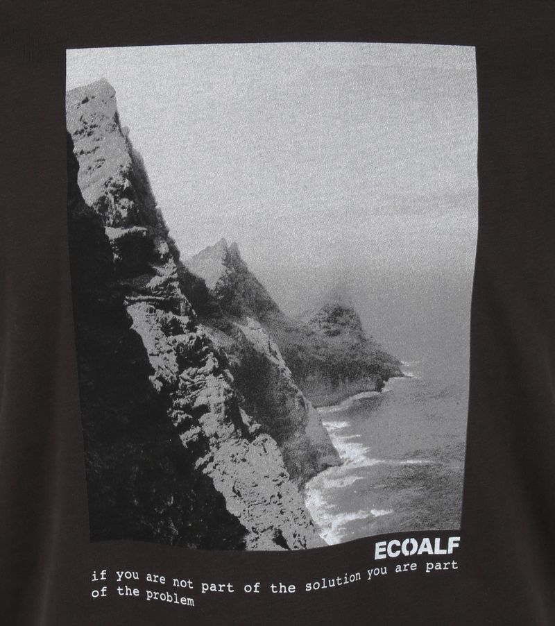 Ecoalf T-Shirt Label Schwarz - Größe XL günstig online kaufen