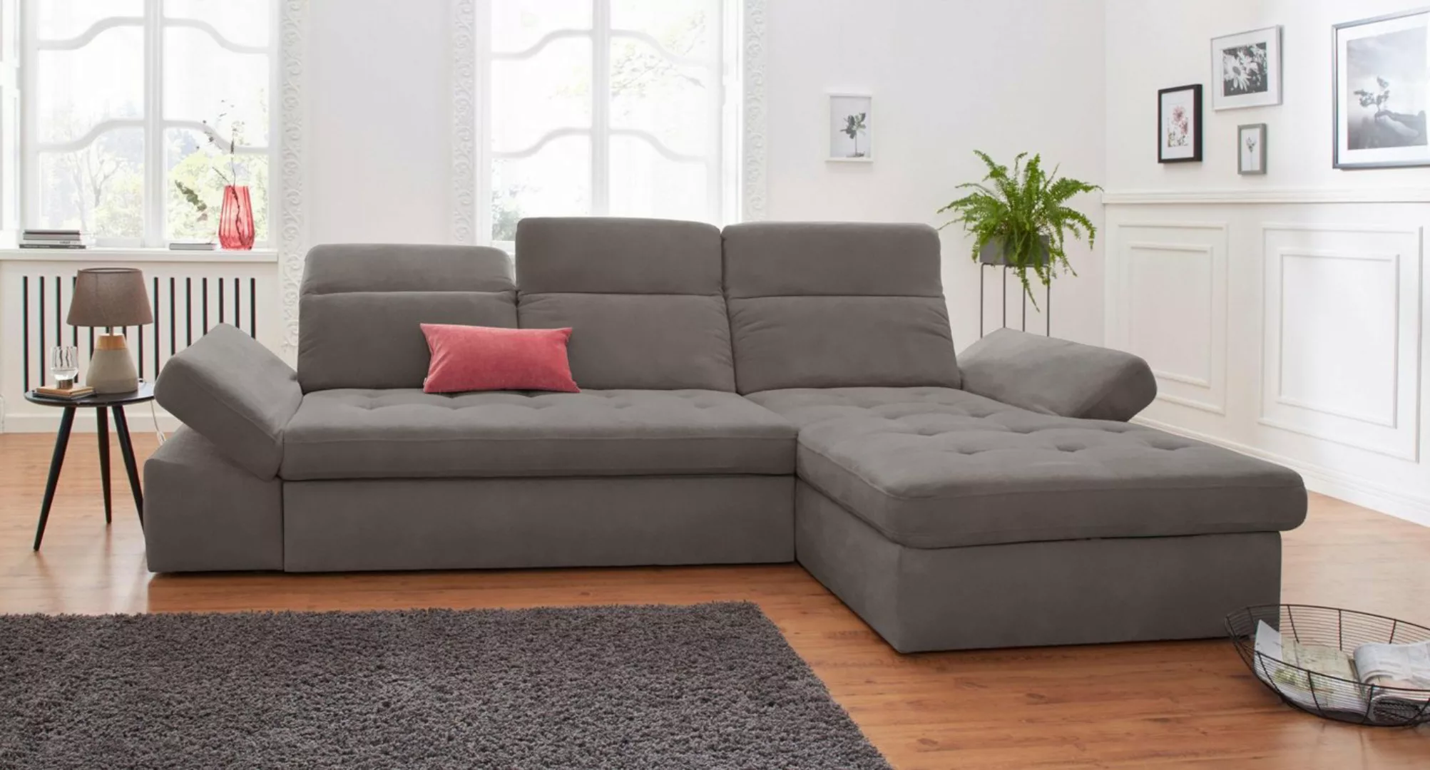 sit&more Ecksofa Stardust L-Form, wahlweise mit Bettfunktion und Bettkasten günstig online kaufen