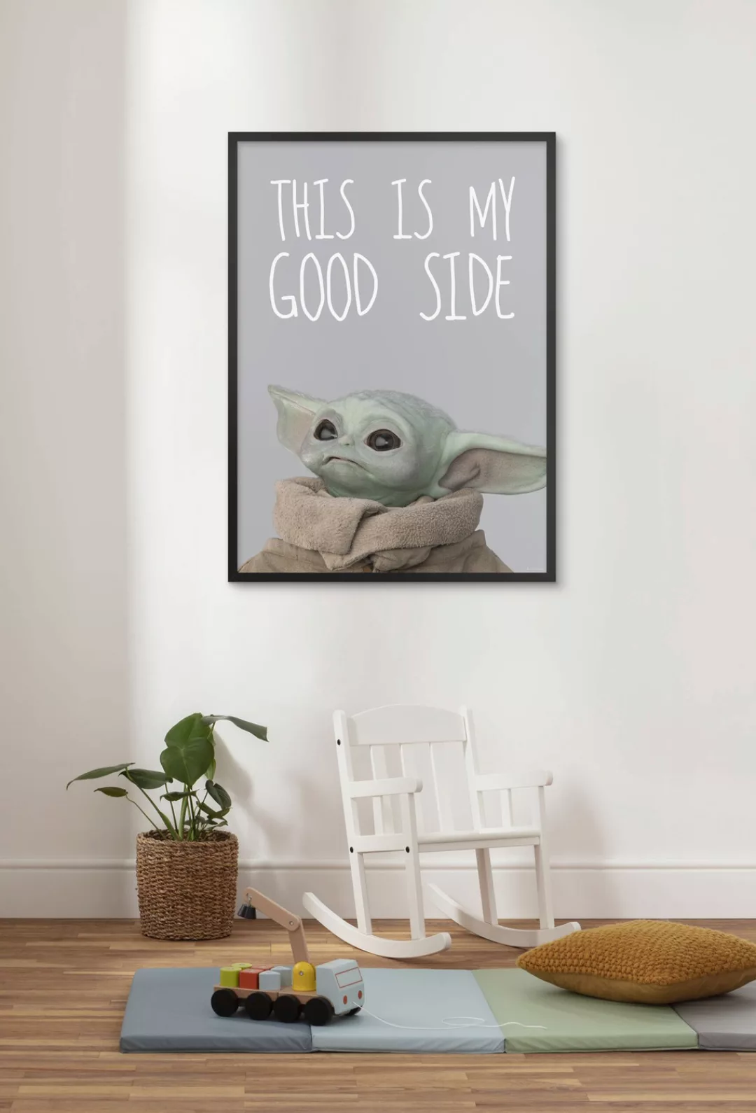 Komar Wandbild "Mandalorian The Child Chocolate Side", Disney-Star Wars, (1 günstig online kaufen