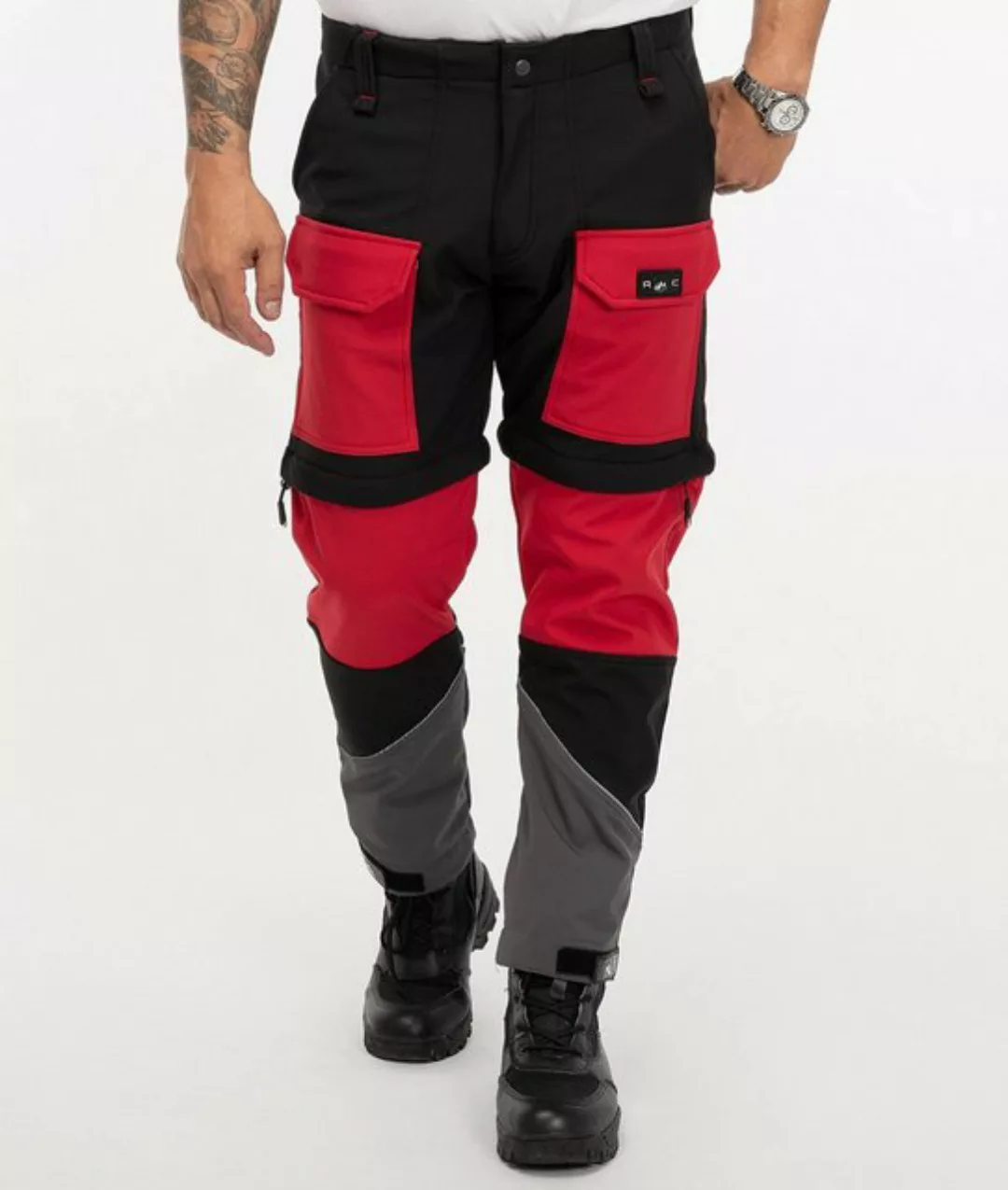 Rock Creek Softshellhose Herren Softshellhose Zipp-Off Hose Shorts H-309 günstig online kaufen