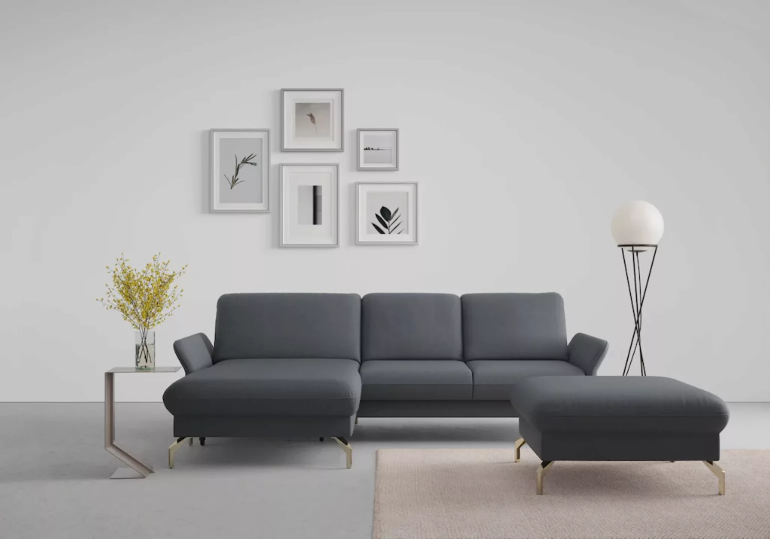 sit&more Ecksofa "Fashion L-Form", wahlweise mit Kopfteilverstellung, Vorzi günstig online kaufen