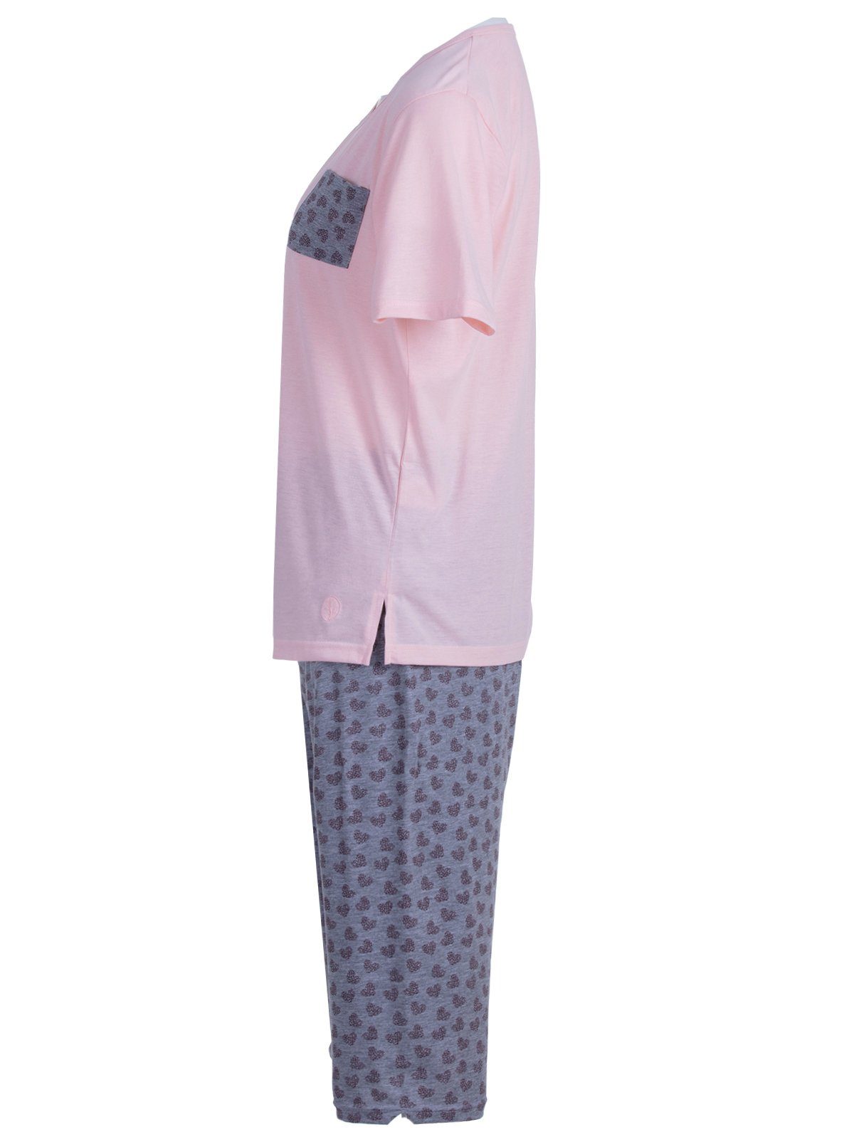zeitlos Schlafanzug Pyjama Set Capri - günstig online kaufen