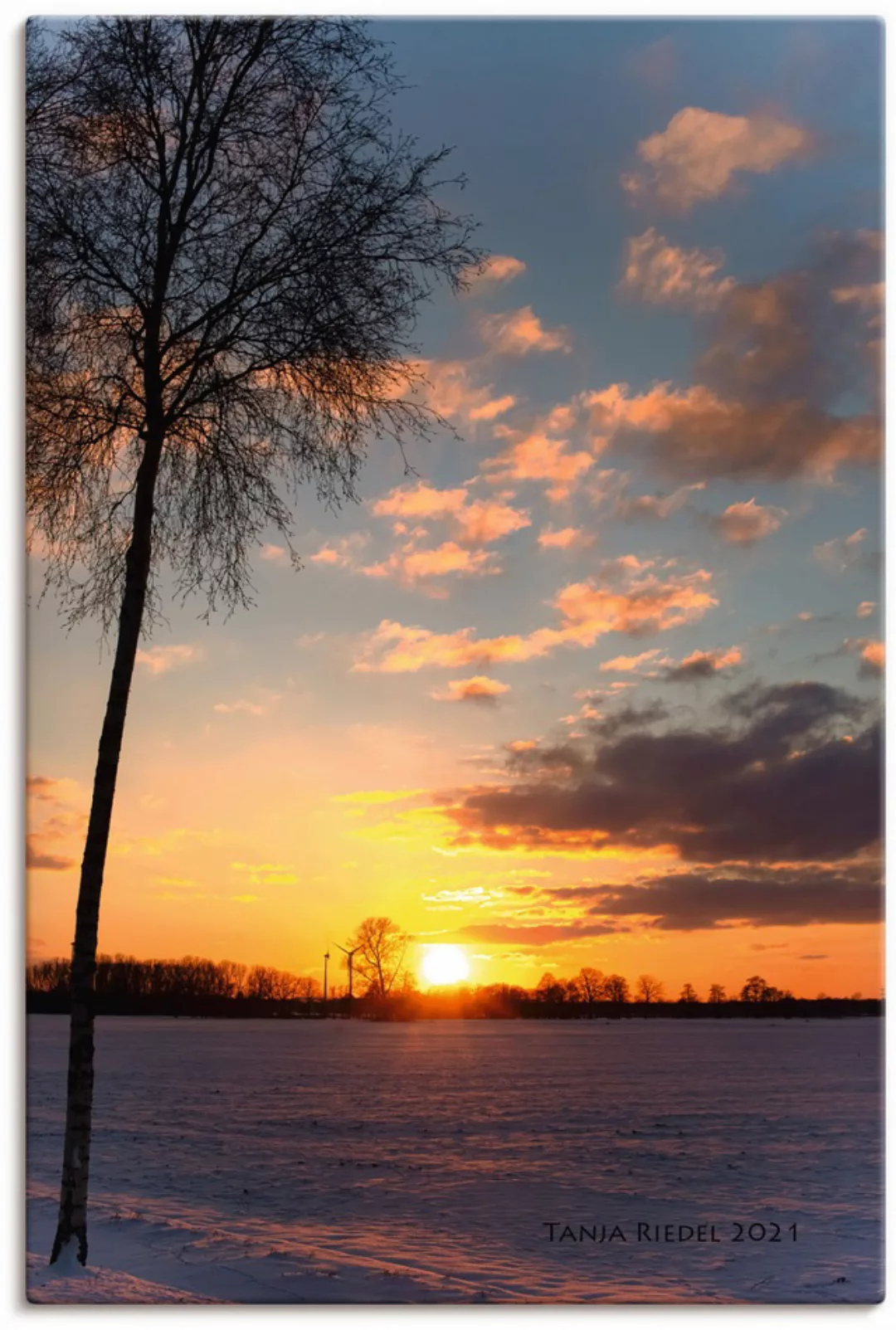 Artland Wandbild »Sehnsucht Momente der Natur«, Bilder vom Sonnenuntergang günstig online kaufen