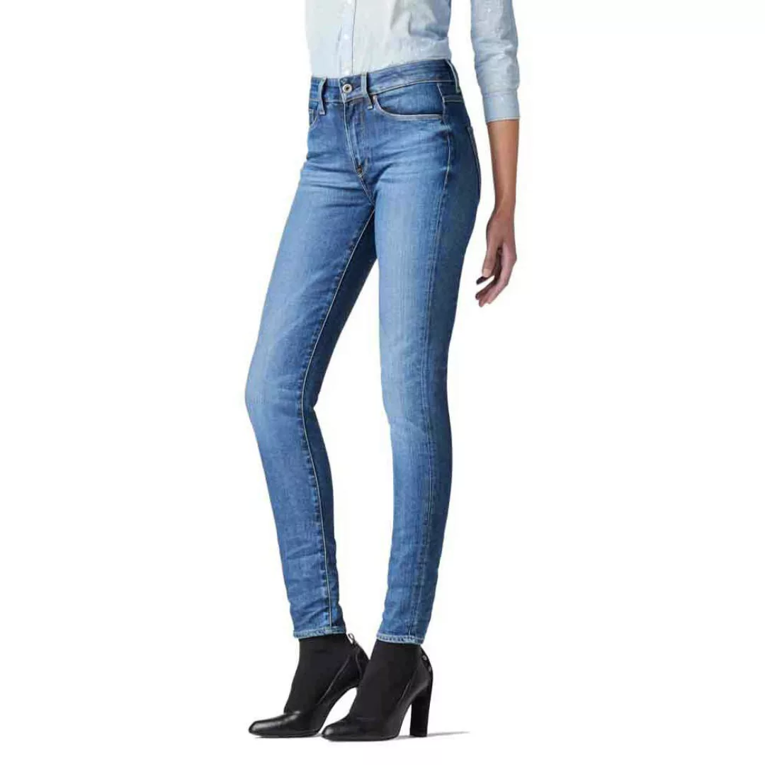 G-star 3301 Ultra-high Waist Super Skinny Jeans 26 Dark Aged günstig online kaufen
