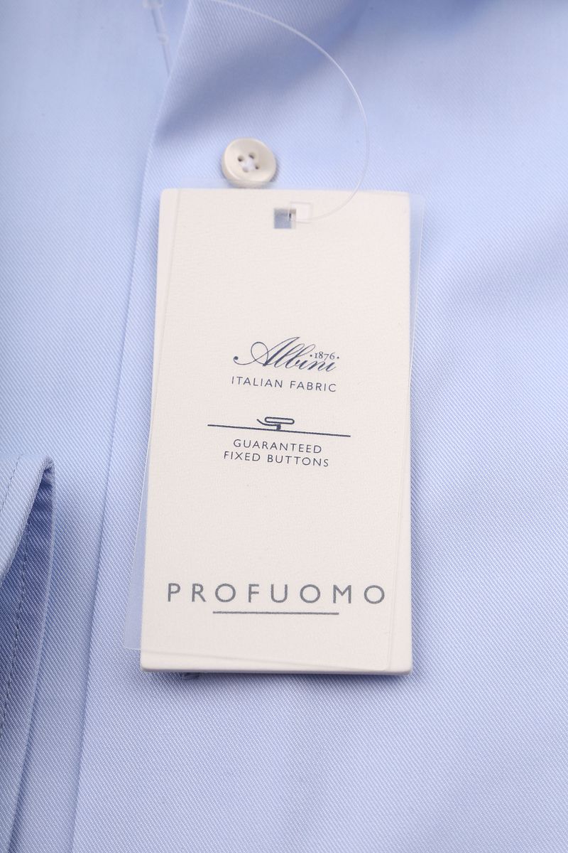 Profuomo Hadleighs Royal Twill Hemd No6 Blau - Größe 42 günstig online kaufen