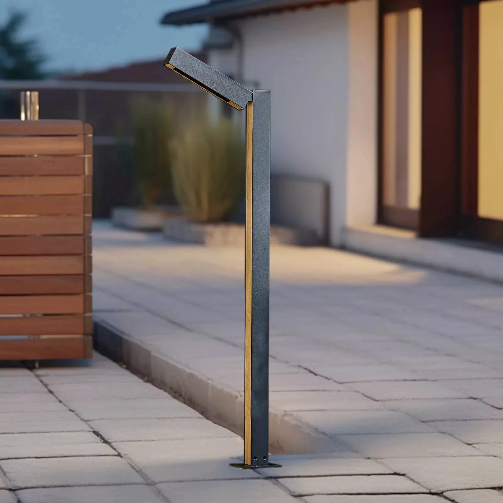 Lucande Taskalin LED-Wegeleuchte, 1-flammig, 90 cm günstig online kaufen