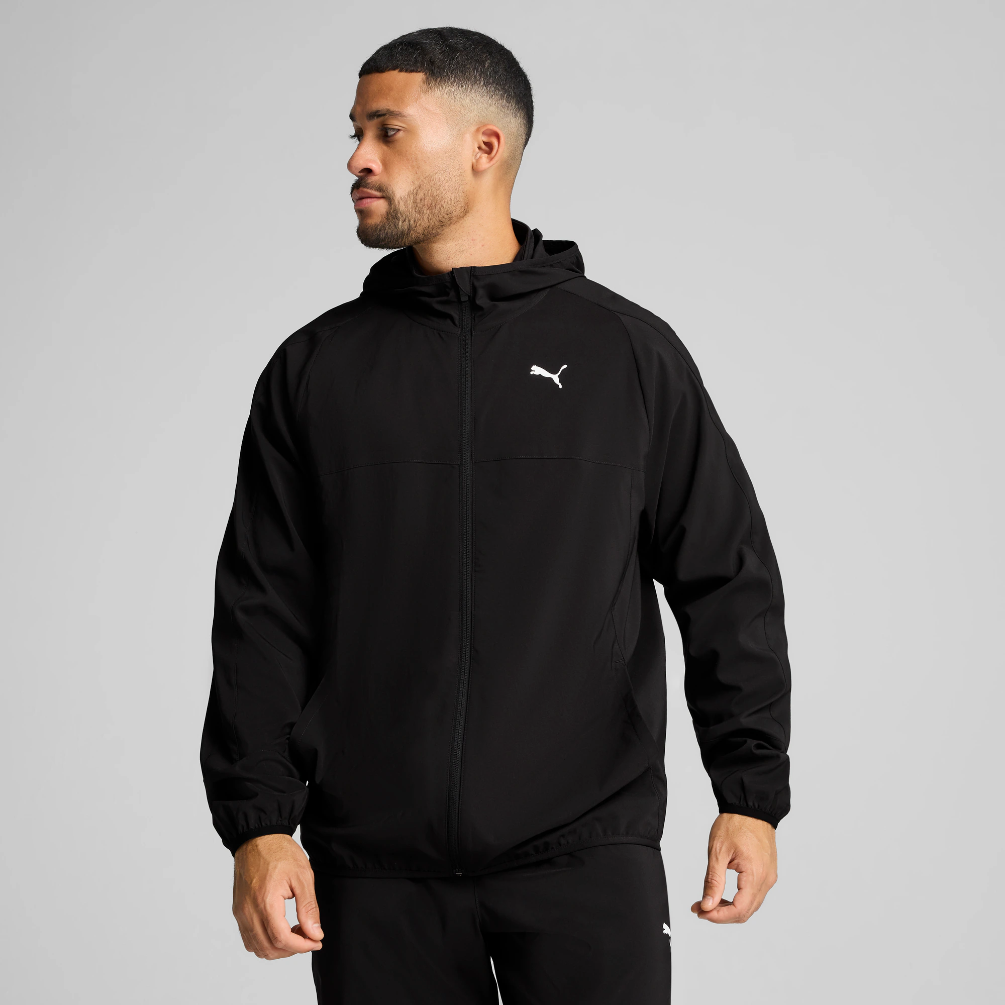 PUMA Kapuzensweatjacke "M TAD TECH WOVEN FULL ZIP" günstig online kaufen