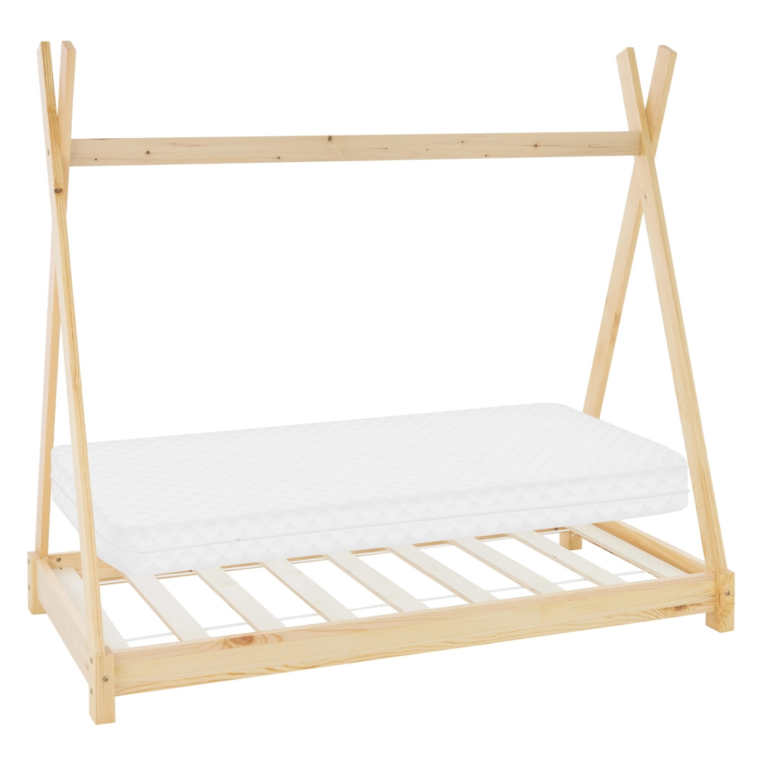 ML-DESIGN Spielbett Hausbett Tipi Zeltbett inkl. günstig online kaufen