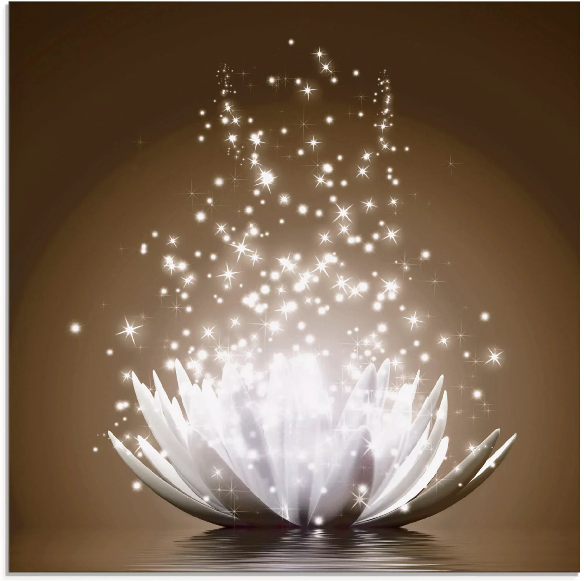 Artland Glasbild »Magie der Lotus-Blume«, Blumen, (1 St.), in verschiedenen günstig online kaufen