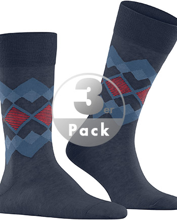 Burlington Socken Vintage Rhomb 3erPack 21968/6696 günstig online kaufen