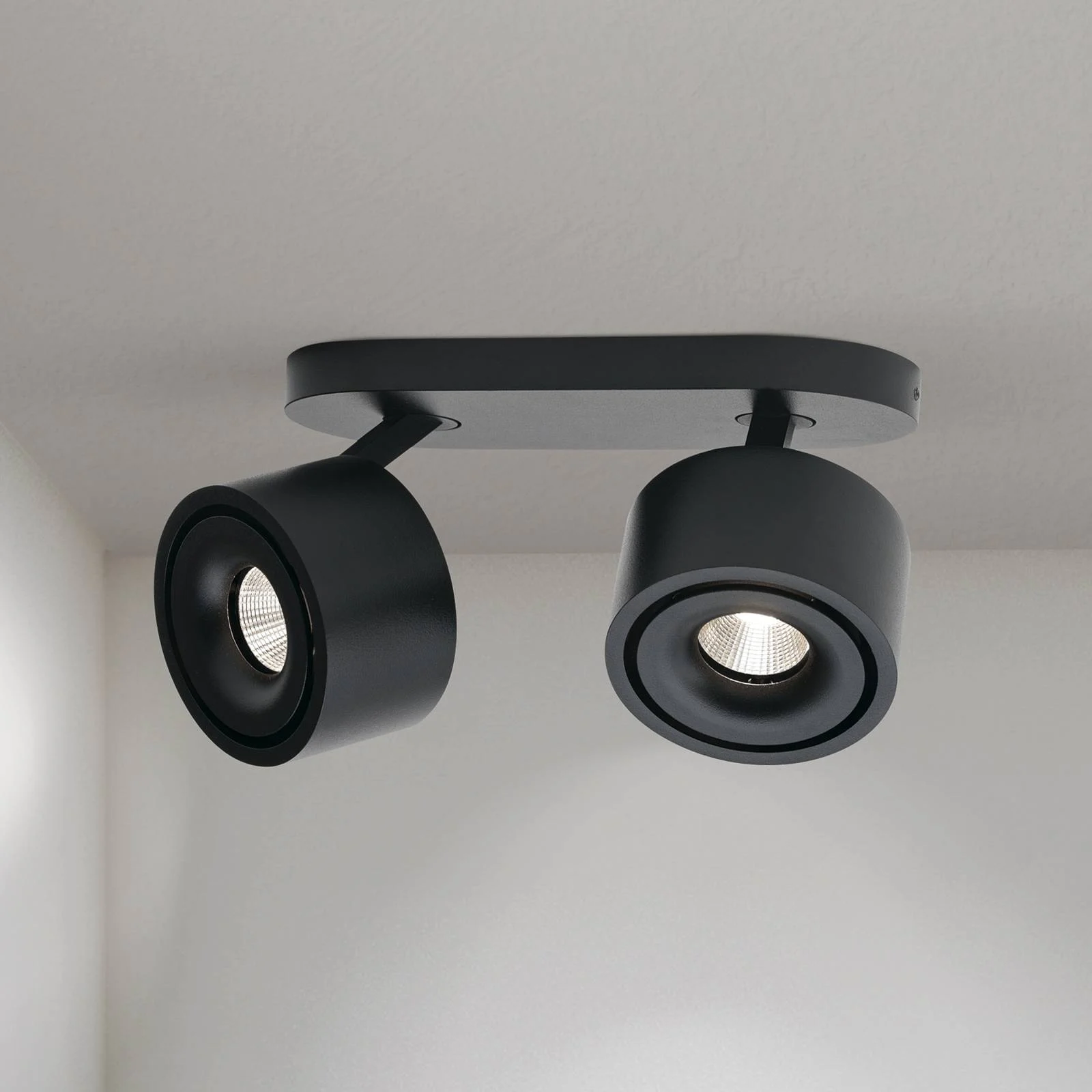 LED-Deckenstrahler Specter, schwarz, Länge 19,4 cm, Alu günstig online kaufen