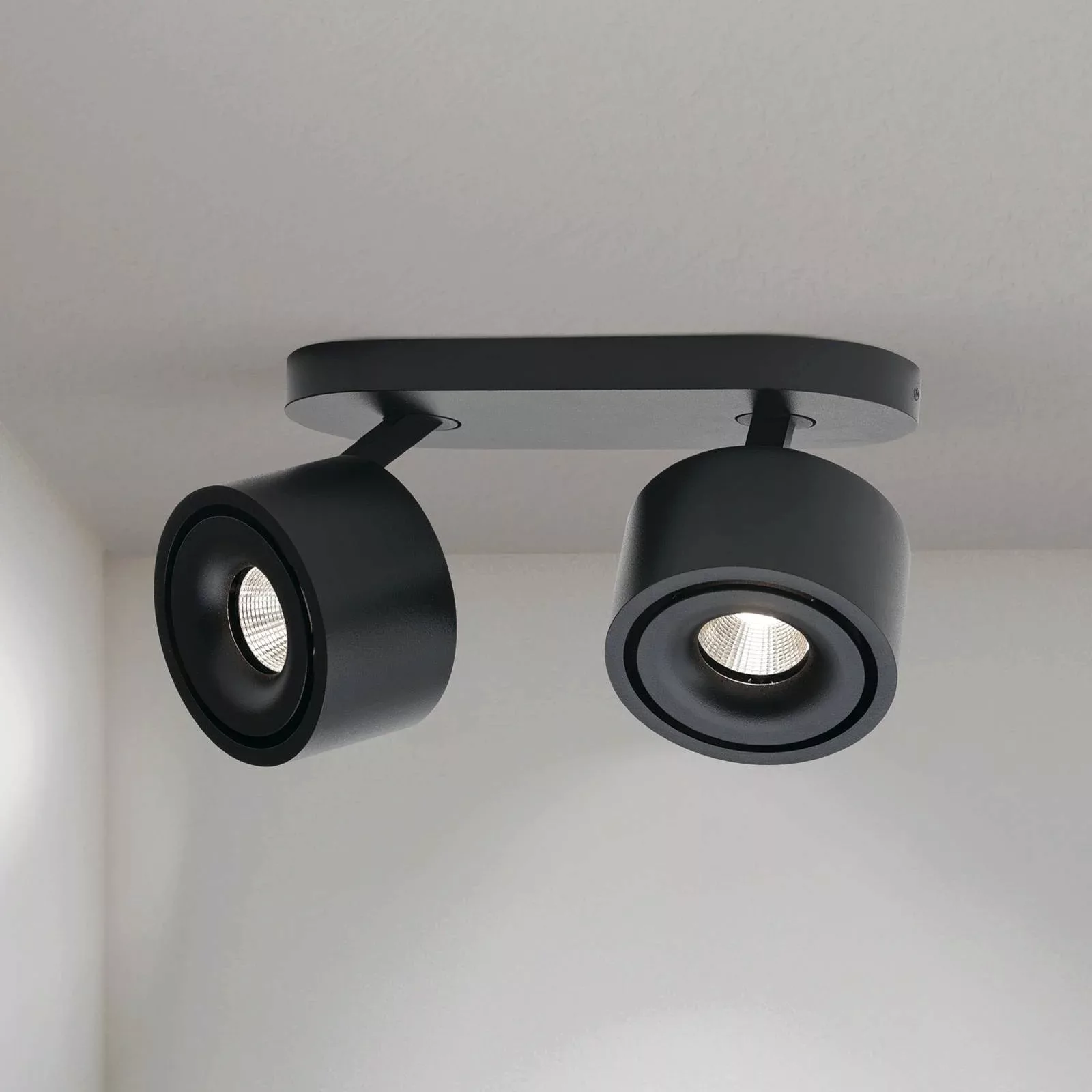 LED-Deckenstrahler Specter, schwarz, Länge 19,4 cm, Alu günstig online kaufen