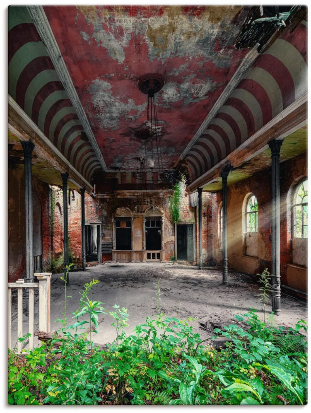 Artland Wandbild »Lost Place - Tanzsaal Ballsaal«, Gebäude, (1 St.), als Al günstig online kaufen