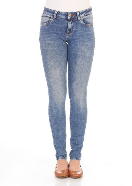LTB Damen Jeans Nicole Skinny Fit - Blau - Yule Wash günstig online kaufen