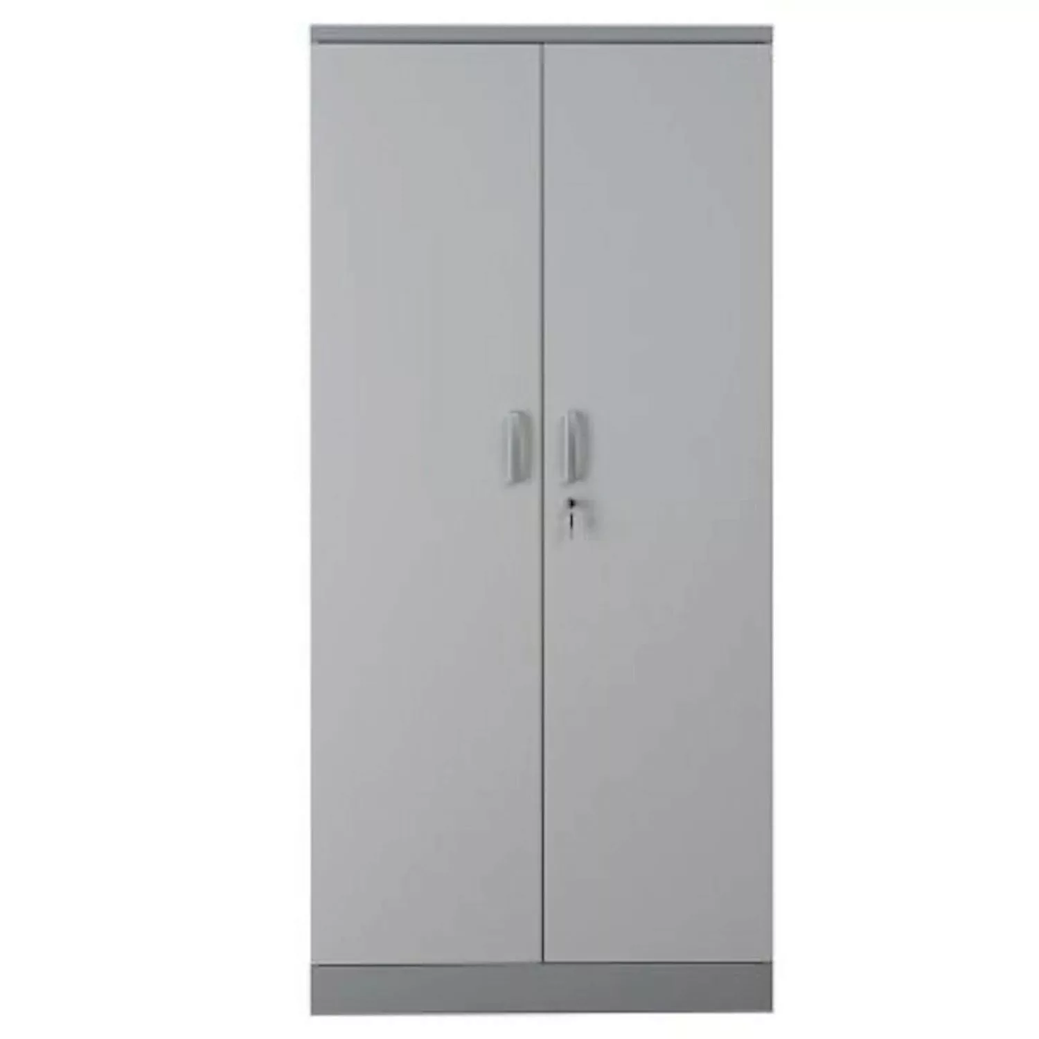 PROREGAL Aktenschrank Beetle 4 Fachböden HxBxT 195 x 92 x 42 cm Silber & Gr günstig online kaufen