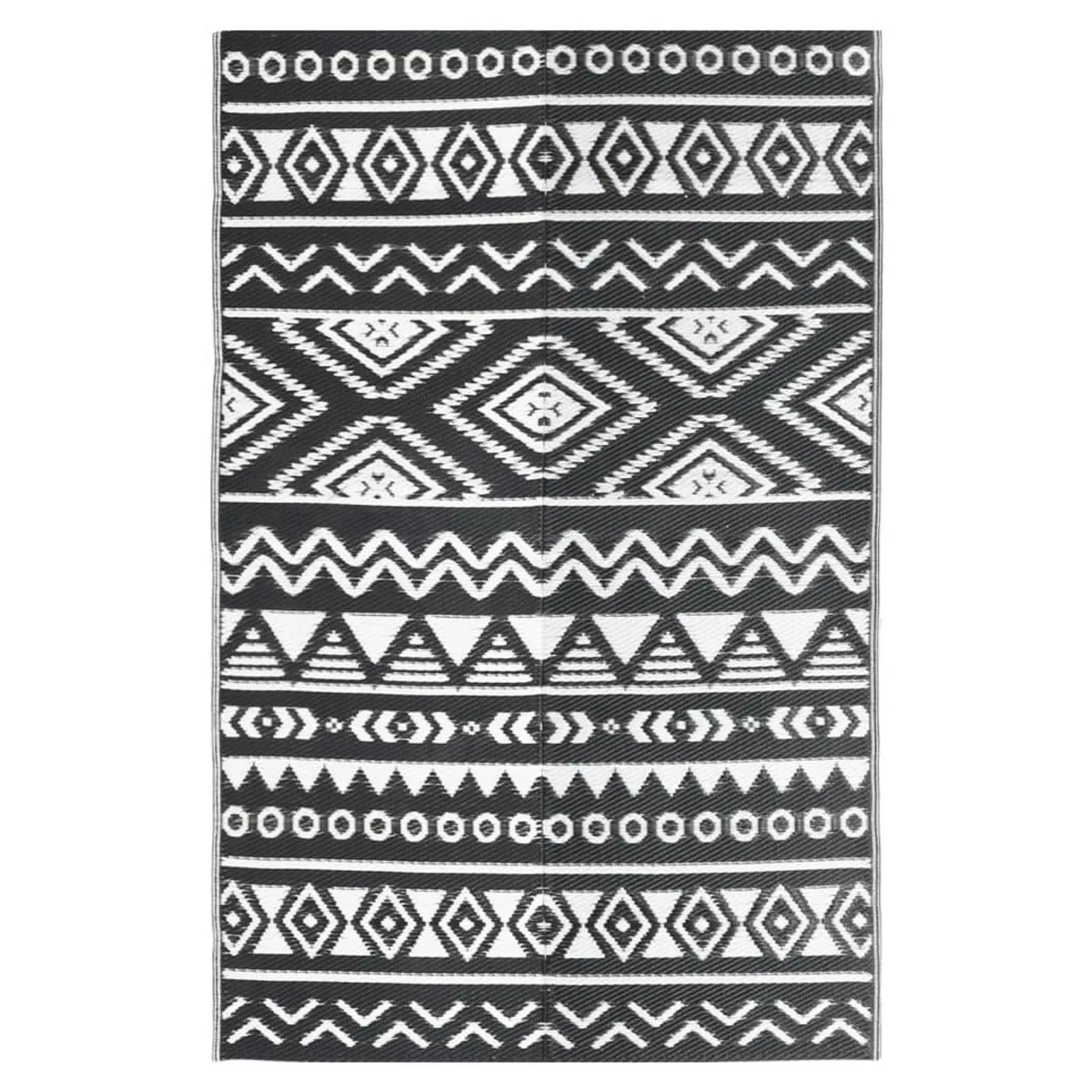 vidaXL Outdoorteppich Schwarz 140x200 Cm Pp 1085932 günstig online kaufen