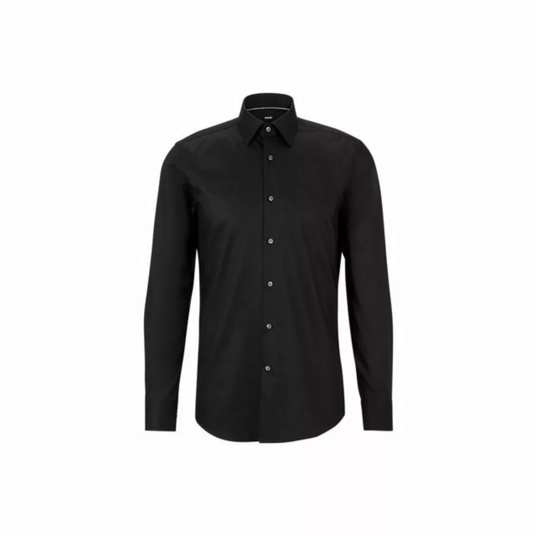 HUGO Langarmhemd uni regular fit (1-tlg) günstig online kaufen