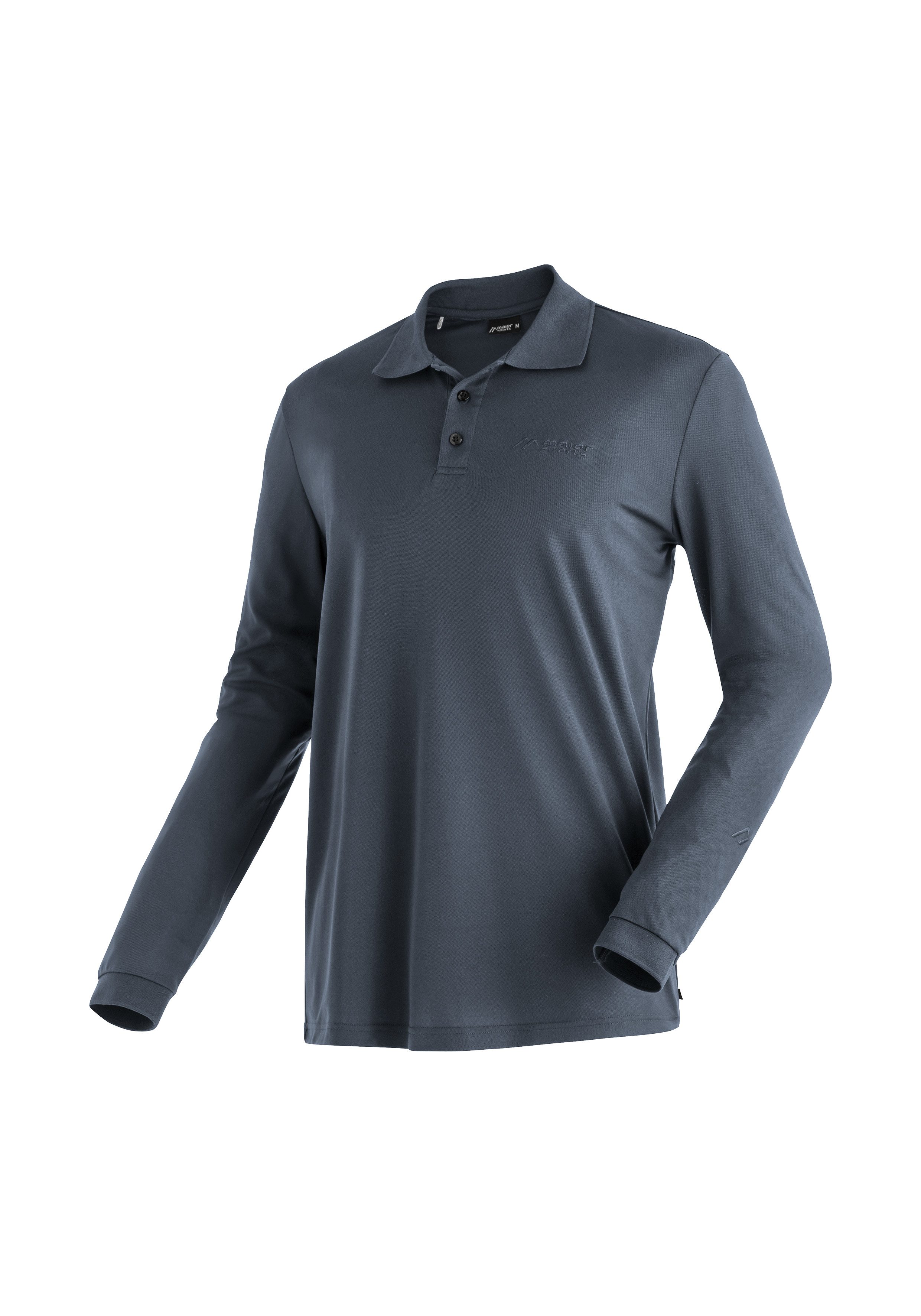 Maier Sports Poloshirt "Ulrich L/S", Herren Funktionsshirt, langarm Freizei günstig online kaufen