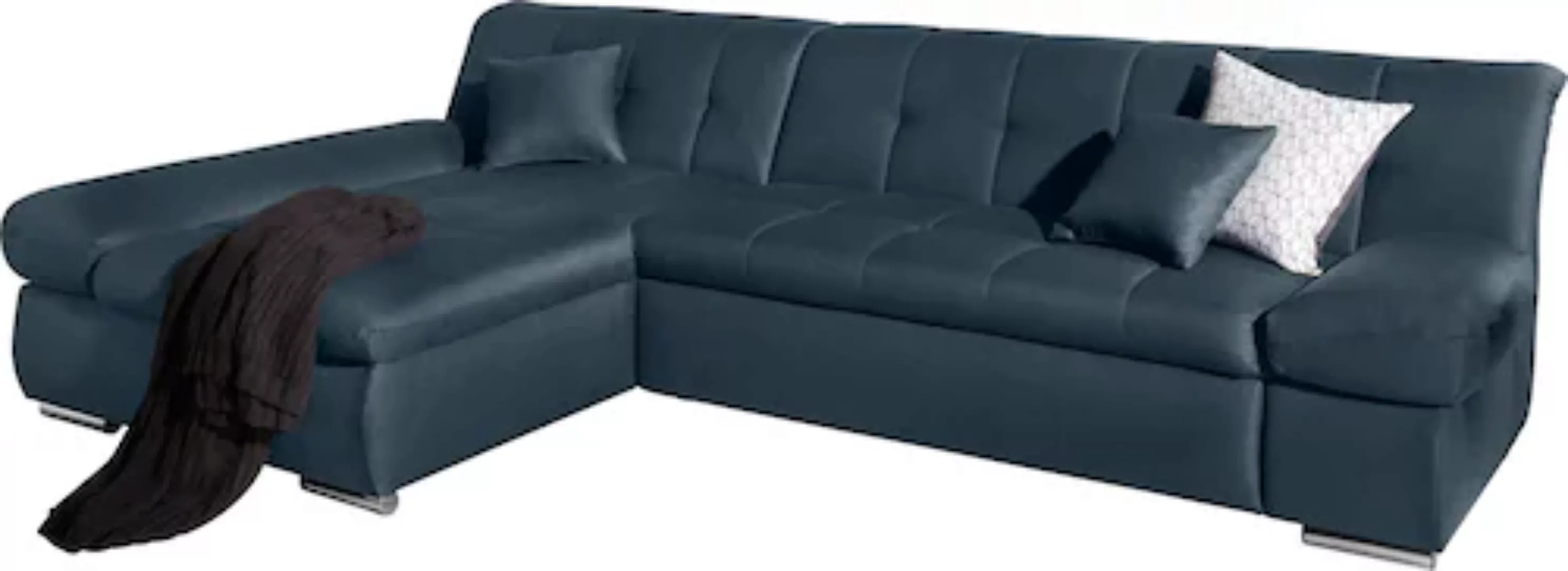 DOMO collection Ecksofa "Mona L-Form", wahlweise mit Bettfunktion günstig online kaufen